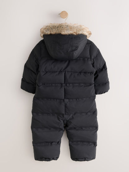 Dsiney Kidz - Black Waterproof Padded Snowsuit (3mths-7yrs) image 6