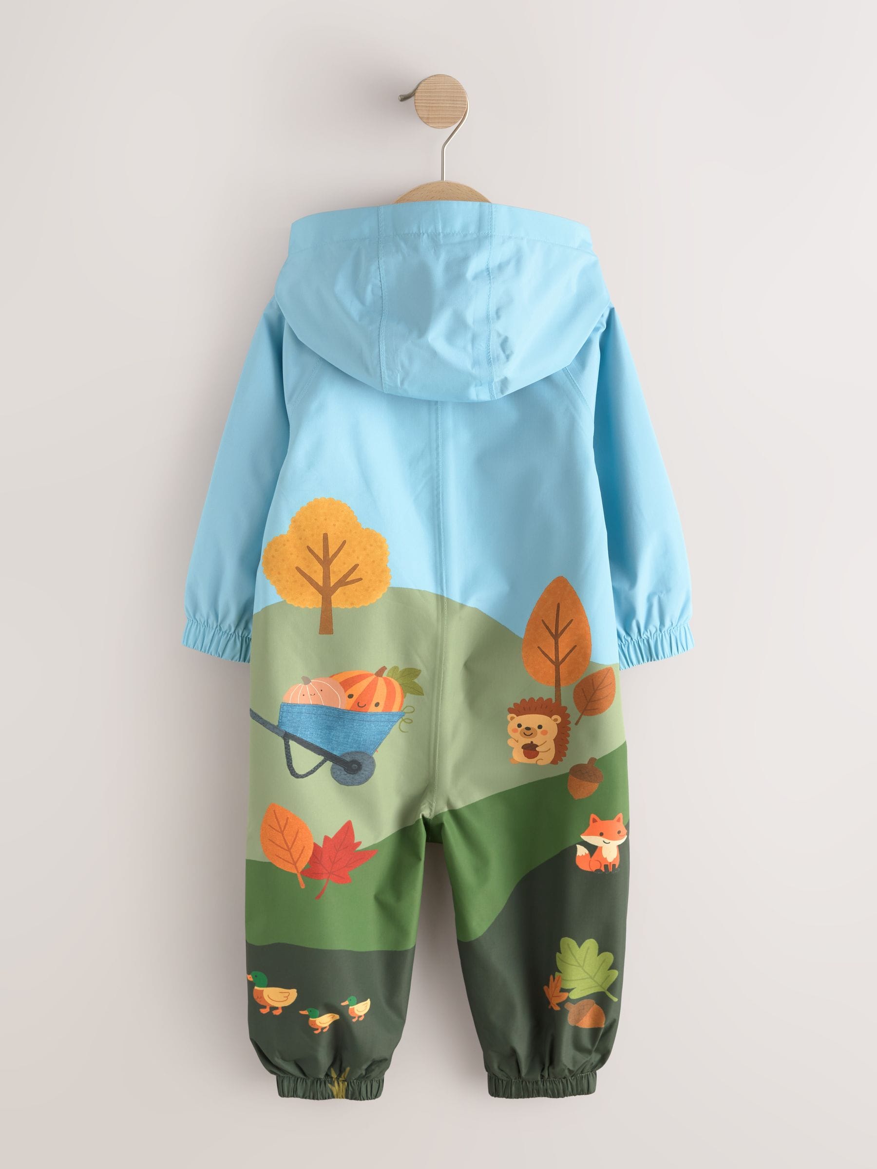 Dsiney Kidz - Farm Scene Waterproof Fleece Lined Puddlesuit (3mths-7yrs) image 2