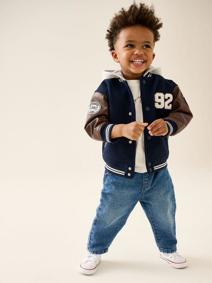 Dsiney Kidz - Navy Varsity Jacket (3mths-7yrs) image 1
