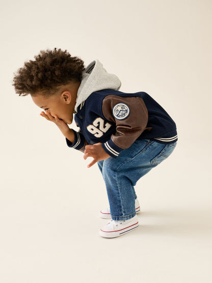 Dsiney Kidz - Navy Varsity Jacket (3mths-7yrs) image 3