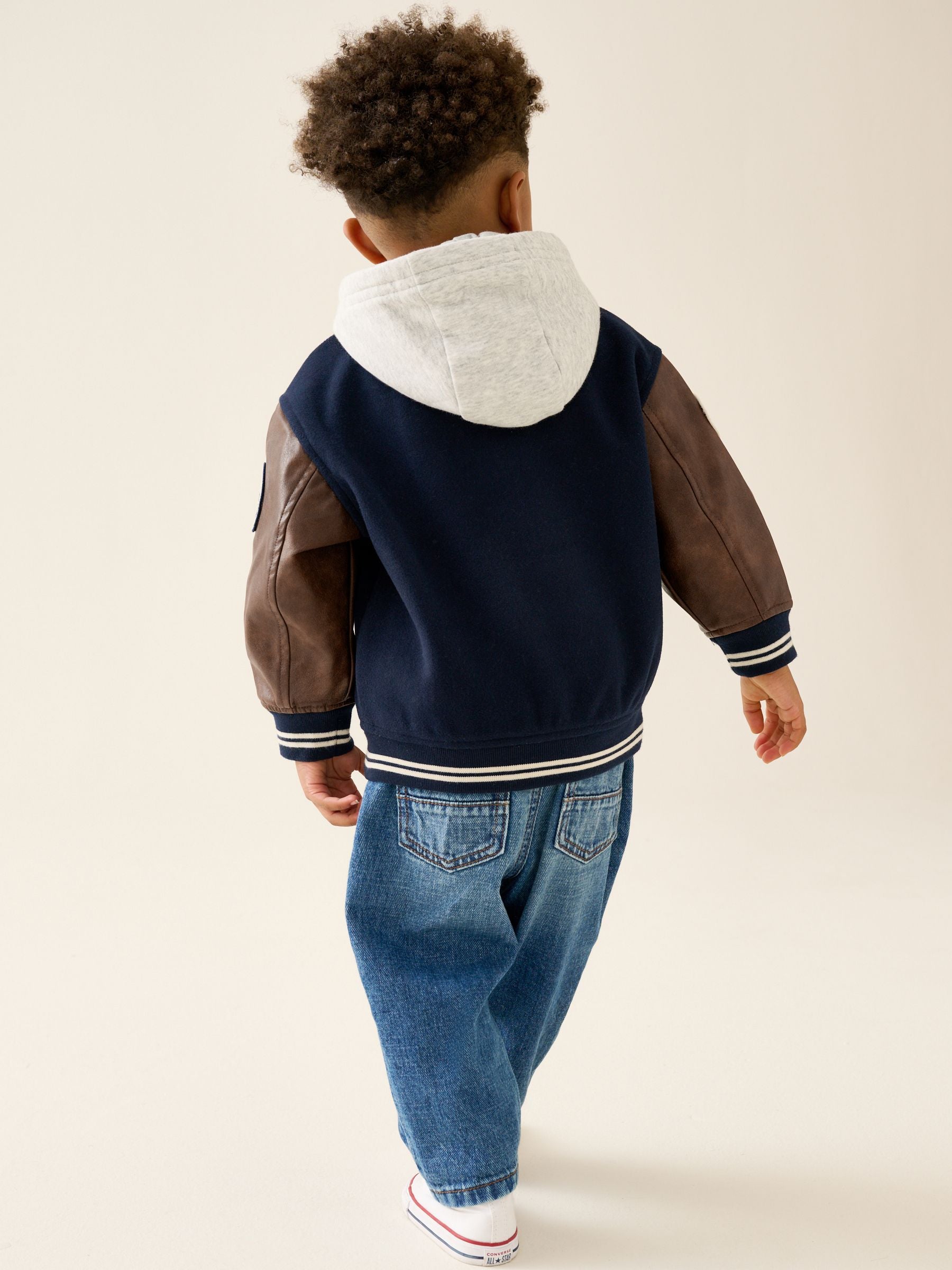 Dsiney Kidz - Navy Varsity Jacket (3mths-7yrs) image 4