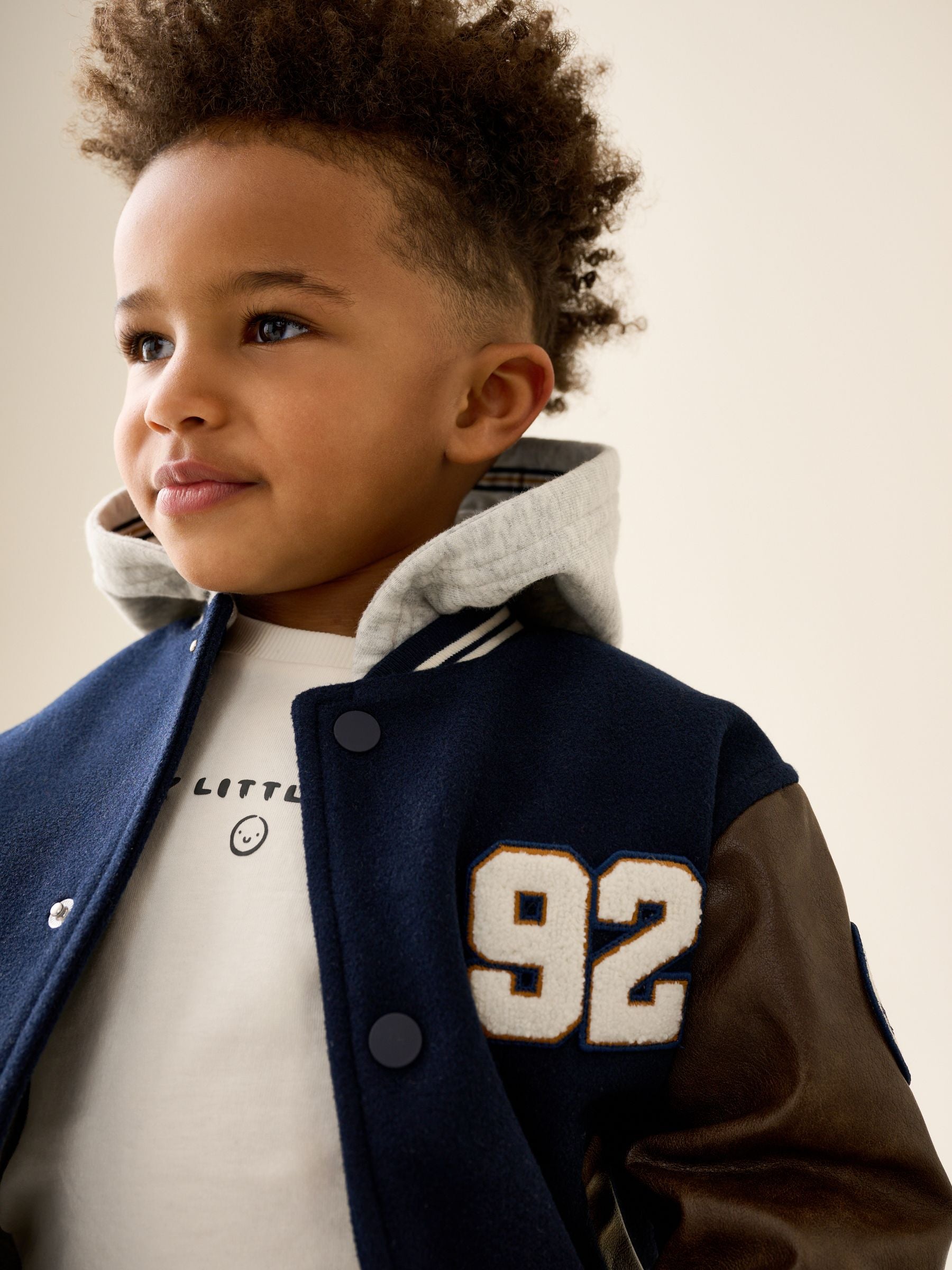 Dsiney Kidz - Navy Varsity Jacket (3mths-7yrs) image 5