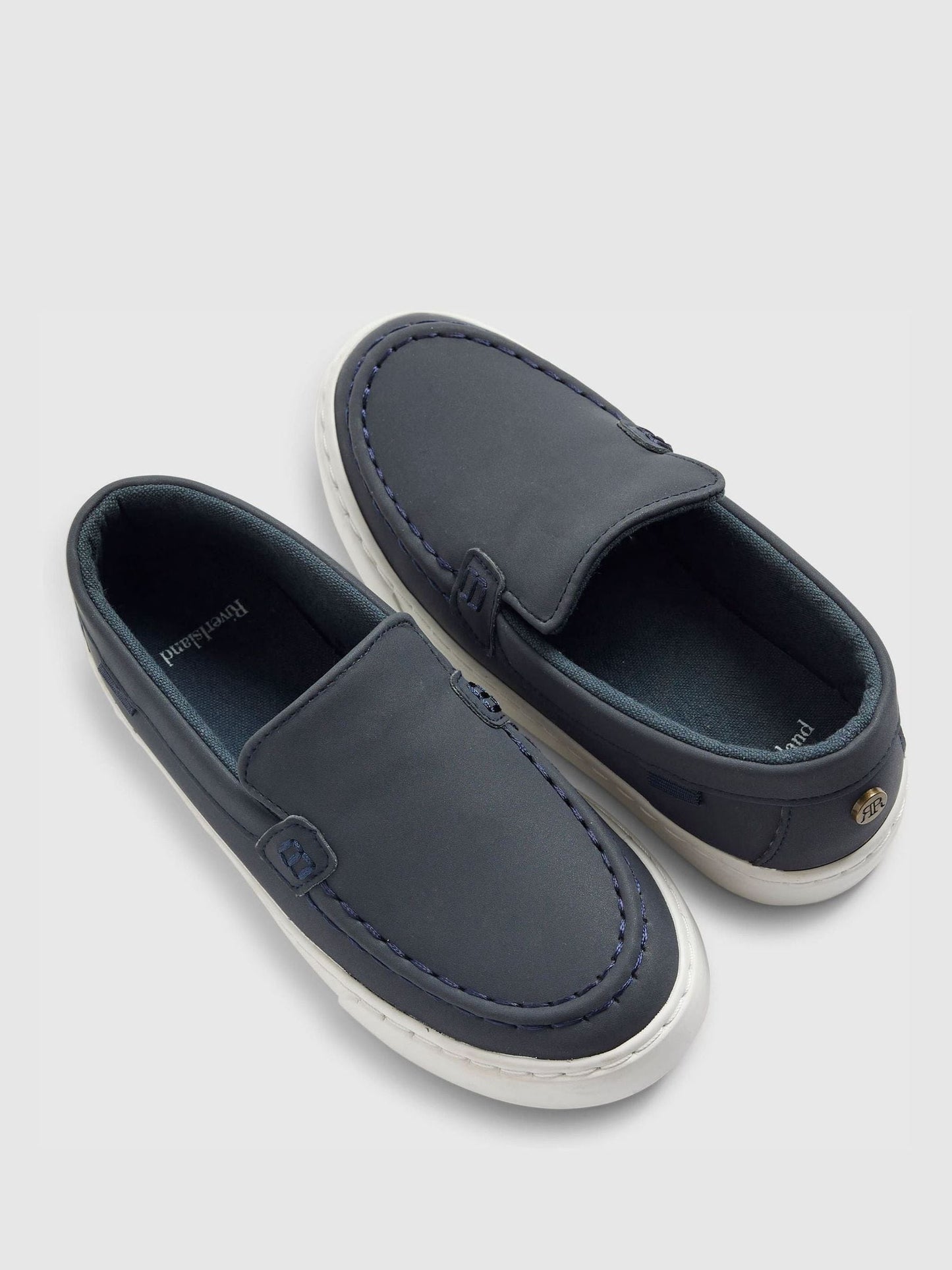 Dsiney Kidz - River Island Blue Cupsole Smart Loafers image 4