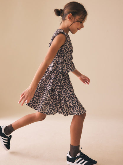 Dsiney Kidz - Animal Print Top And Skirt Set (3-16yrs) image 1