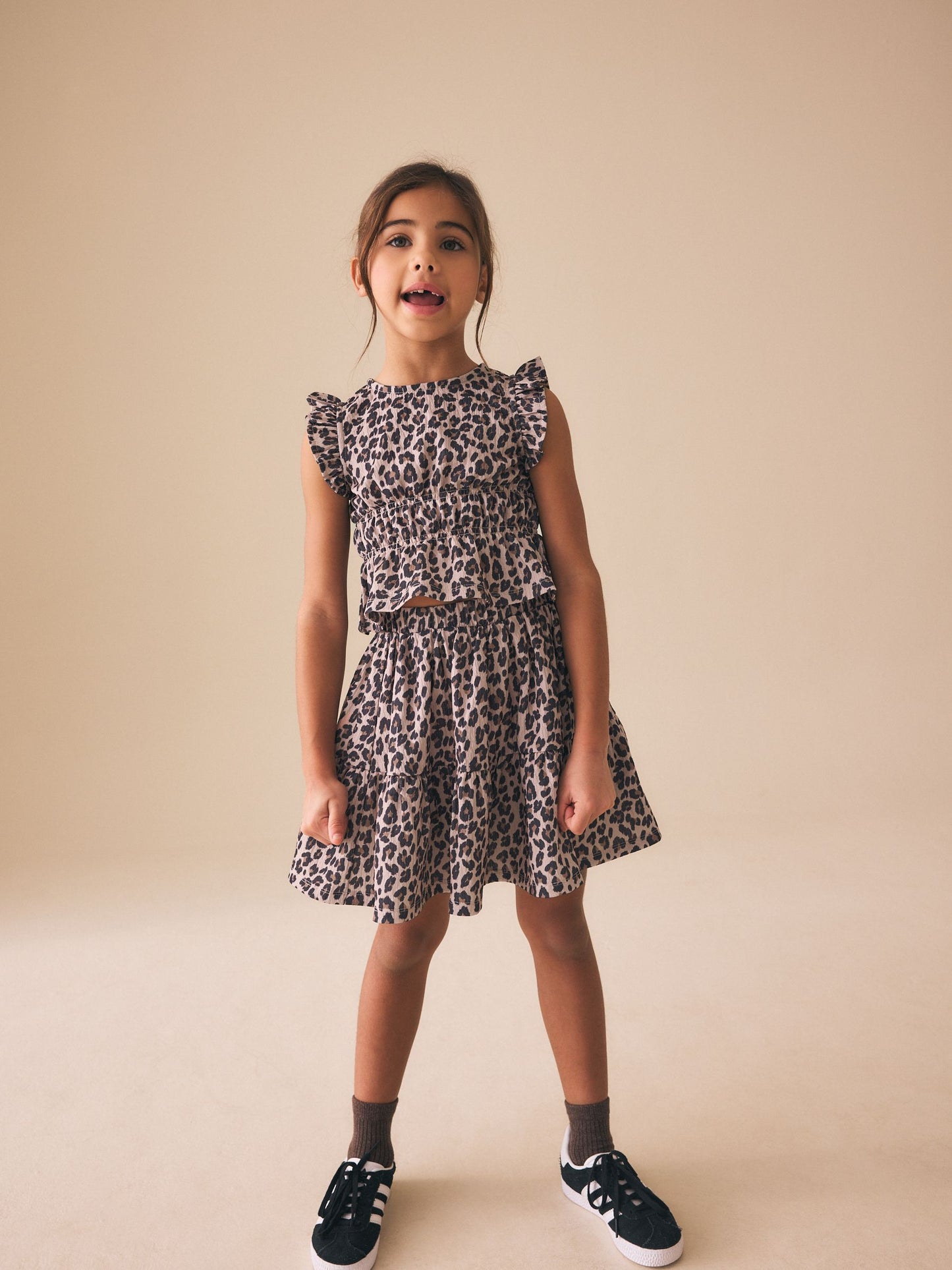 Dsiney Kidz - Animal Print Top And Skirt Set (3-16yrs) image 3