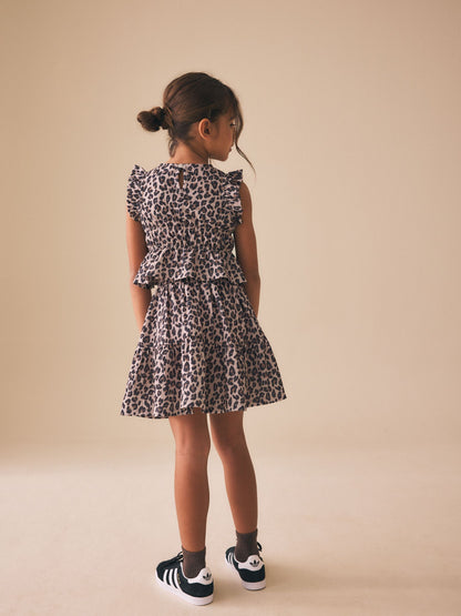 Dsiney Kidz - Animal Print Top And Skirt Set (3-16yrs) image 5