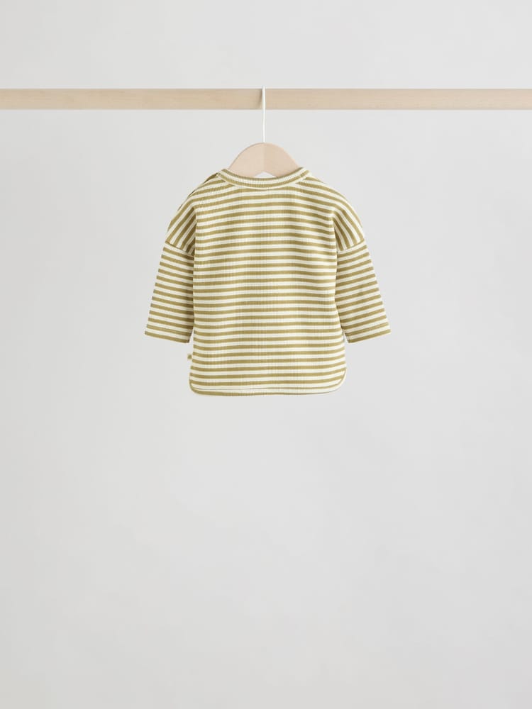 Yellow/Pink/Blue Baby Jersey Tops and Leggings Set 6 Piece (0mths-2yrs)