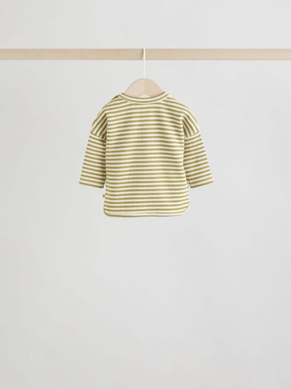 Yellow/Pink/Blue Baby Jersey Tops and Leggings Set 6 Piece (0mths-2yrs)