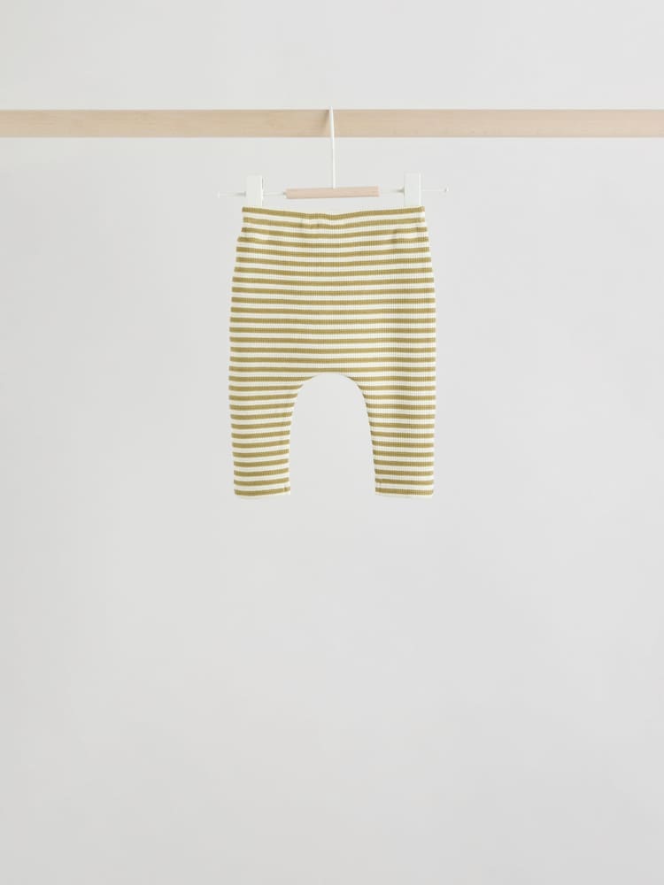 Yellow/Pink/Blue Baby Jersey Tops and Leggings Set 6 Piece (0mths-2yrs)