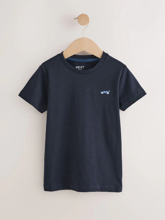 Blue Short Sleeve T-Shirts 5 Pack (3mths-7yrs)