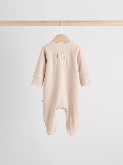 Blue Milk Club Baby Sleepsuits 3 Pack Immediate