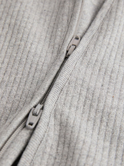 Neutral Milk Club Baby Two Way Zip 100% Cotton Sleepsuits 3 Pack (0mths-2yrs)