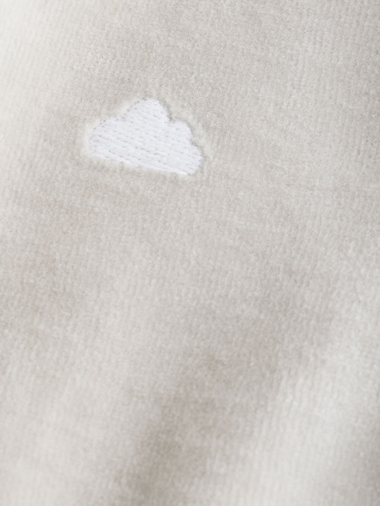 Grey Velour Two Way Zip Baby Sleepsuits 2 Pack (0-2yrs)