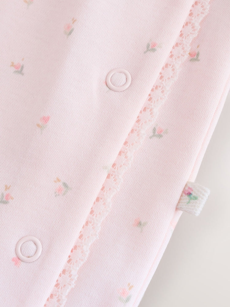 Pink Mummy Family Baby Sleepsuit (0-2yrs)