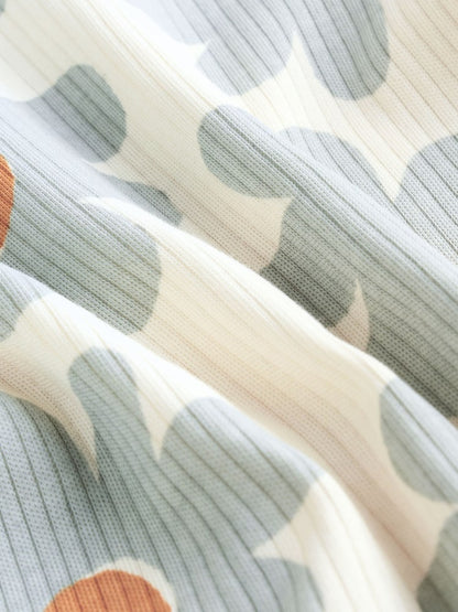 Sage Green Floral Baby Sleepsuits 5 Pack (0mths-2yrs)