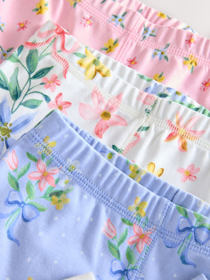 Pink/Blue Snuggle Pyjamas 3 Pack (9mths-16yrs)