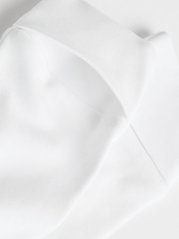 White 3 Pack 100% Cotton Baby Sleepsuits (0-18mths)