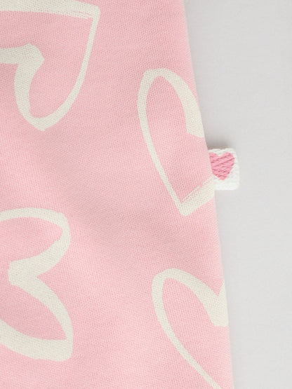 Pink Print Two Way Zip Baby Sleepsuits 4 Pack (0mths-3yrs)