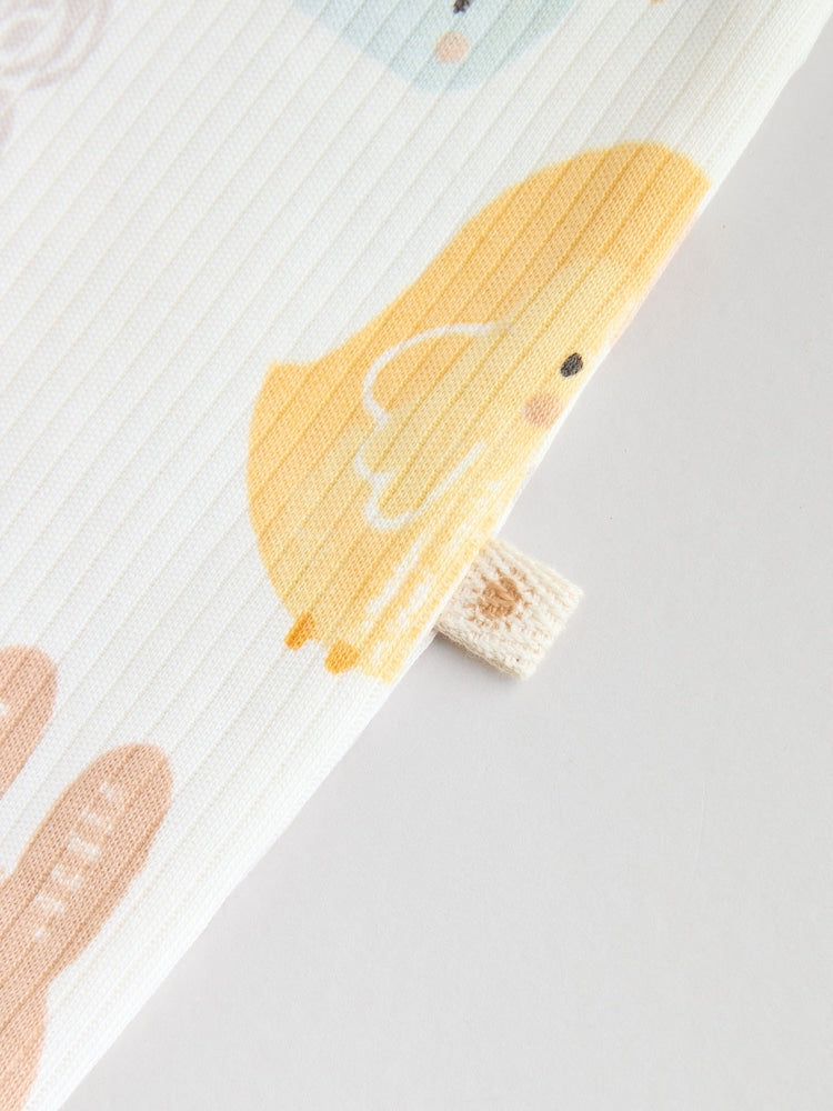 Yellow Easter Character Two Way Zip Baby Sleepsuits 3 Pack (0mths-3yrs)