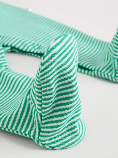 Multi Farm 3 Pack Baby Sleepsuits (0mths-2yrs)