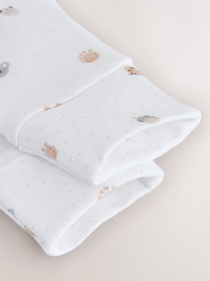 White Born in 2026 Baby Sleepsuit & Hat Set (0-9mths)