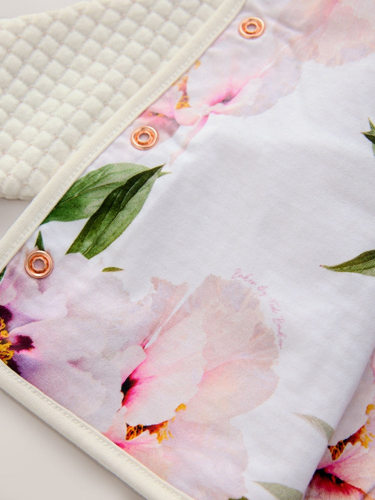 Baker by Ted Baker Lurex Quilted Hooded Jacket