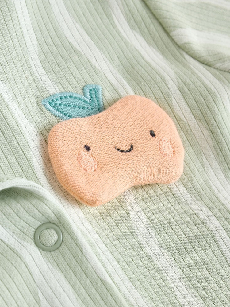 Yellow Baby Footless Character Sleepsuits 3 Pack (0mths-3yrs)