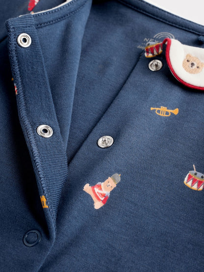 Red Bear Baby Sleepsuits 3 Pack (0-2yrs)