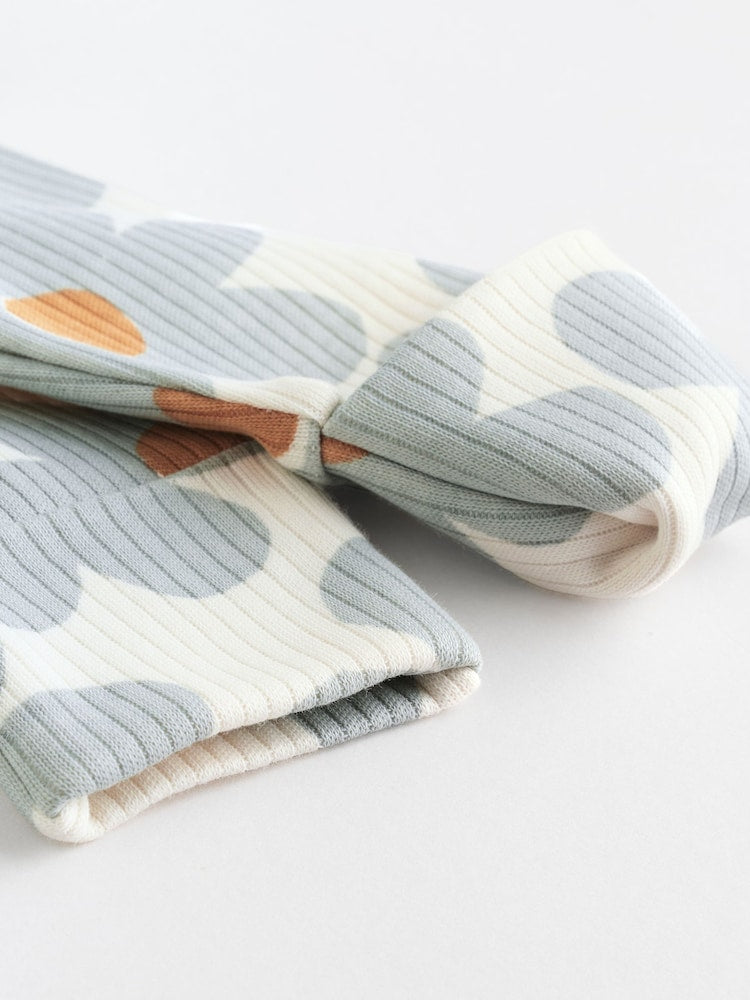 Sage Green Floral Baby Sleepsuits 5 Pack (0mths-2yrs)