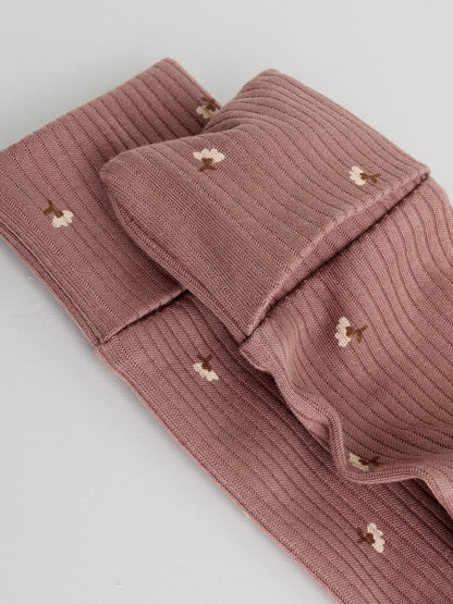 Brown Ditsy Floral Baby Sleepsuits 3 Pack (0-2yrs)