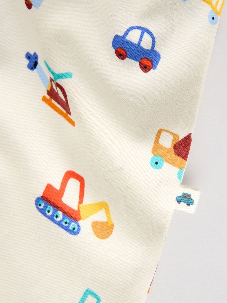 Multi Two Way Zip Baby Sleepsuit 5 Pack (0mths-3yrs)