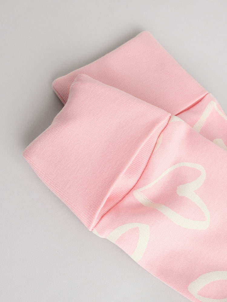 Pink Print Two Way Zip Baby Sleepsuits 4 Pack (0mths-3yrs)