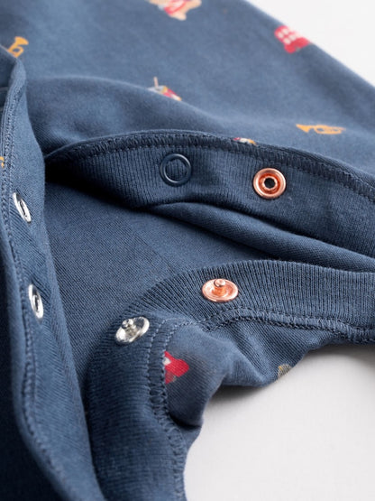 Red Bear Baby Sleepsuits 3 Pack (0-2yrs)