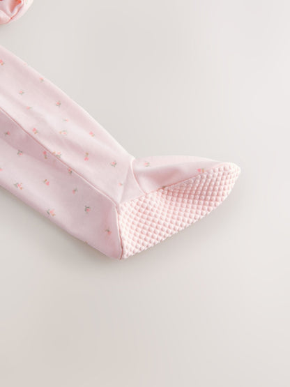 Pink Mummy Family Baby Sleepsuit (0-2yrs)