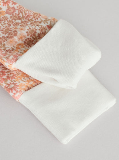 Neutral 5 Pack Two Way Zip Baby Sleepsuits (0mths-3yrs)