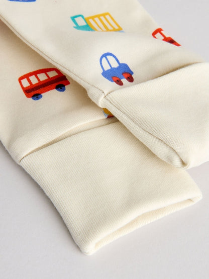 Multi Two Way Zip Baby Sleepsuit 5 Pack (0mths-3yrs)