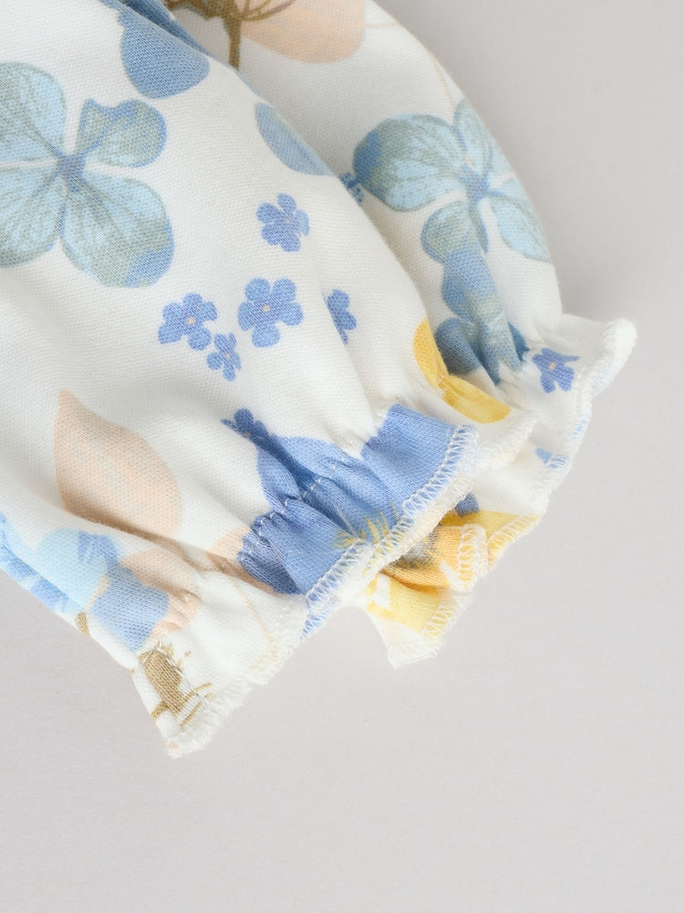 Blue Collar 3 Pack Baby Sleepsuits (0-2yrs)