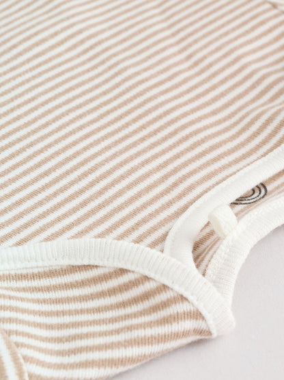 Neutral Baby Sleepsuit, Bodysuit, Beanie and Bib Set 4 Piece (0-9mths)