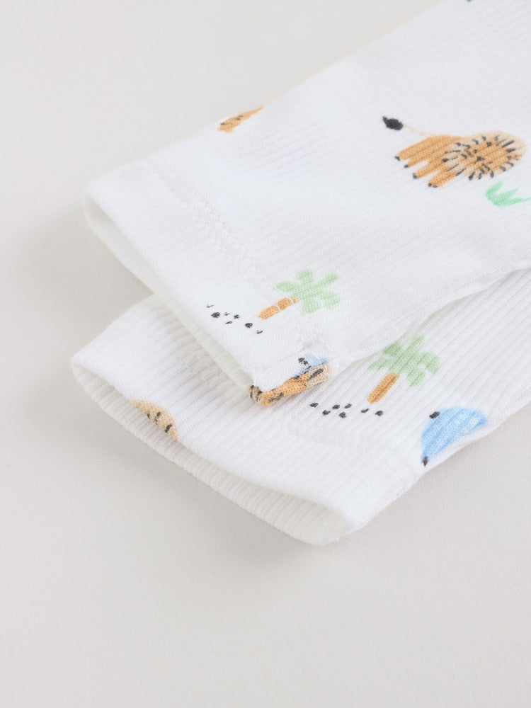 Blue Safari Baby Top & Leggings 6 Piece Set