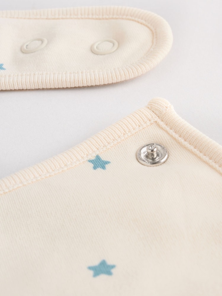 Blue Baby Sleepsuit, Bodysuit, Beanie and Bib Set 4 Piece (0-12mths)