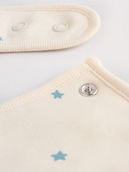 Blue Baby Sleepsuit, Bodysuit, Beanie and Bib Set 4 Piece (0-12mths)