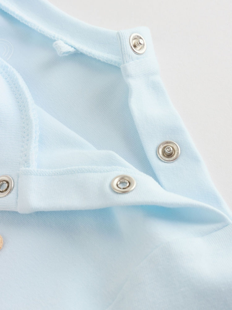 Blue Safari Baby Top & Leggings 6 Piece Set