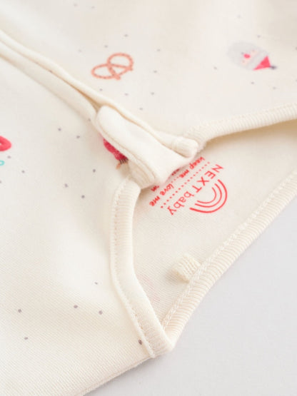 Red Baby Christmas Sleepsuits 3 Pack (0mths-3yrs)