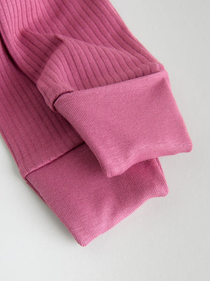 Multi Flower Two Way Zip Baby Sleepsuits 3 Pack (0mths-3yrs)