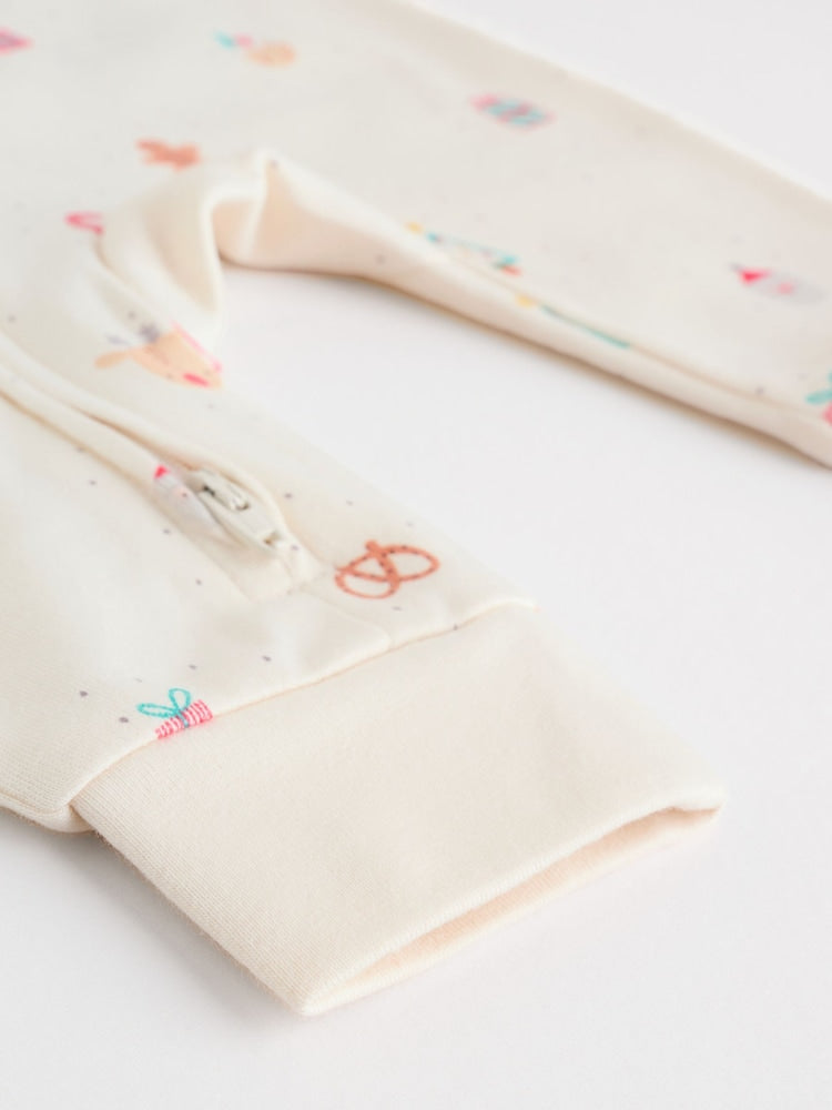 Red Baby Christmas Sleepsuits 3 Pack (0mths-3yrs)