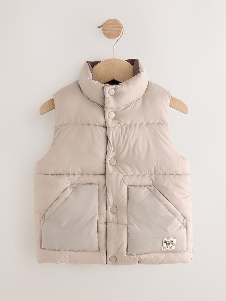 Neutral Padded Gilet (3mths-10yrs)