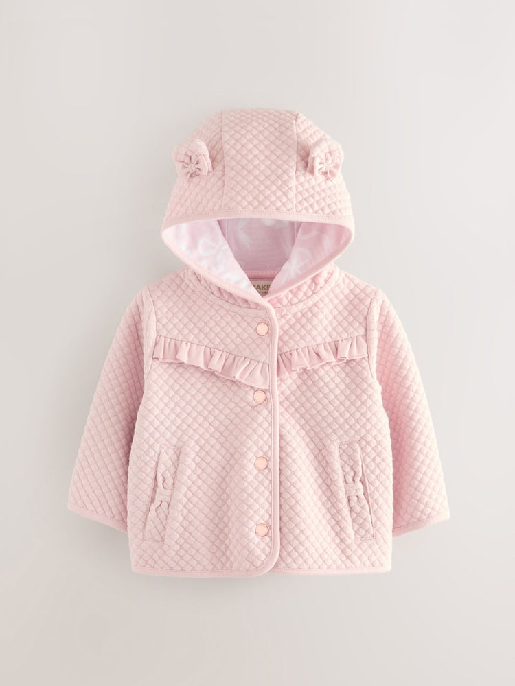 Baker by Ted Baker Lurex Quilted Hooded Jacket