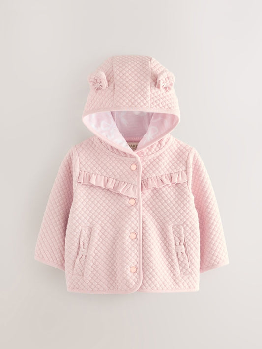Baker by Ted Baker Lurex Quilted Hooded Jacket