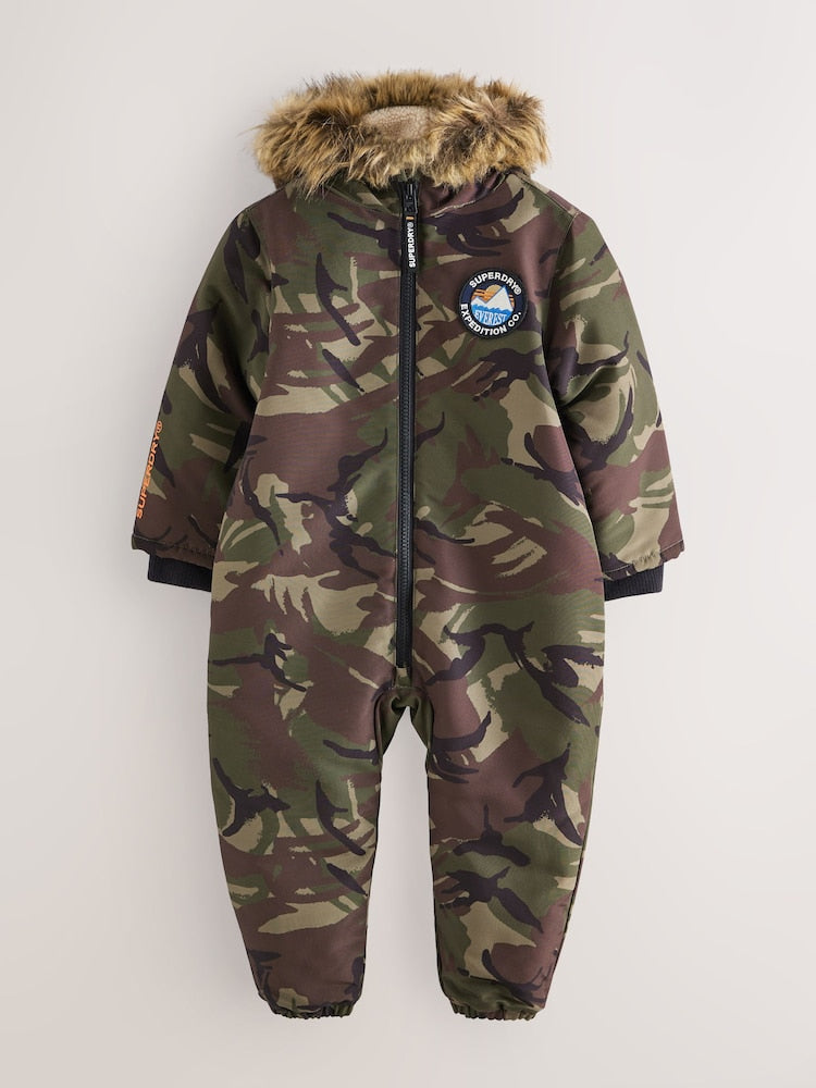 Superdry Camouflage Everest Snowsuit