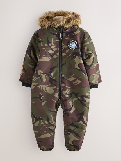Superdry Camouflage Everest Snowsuit